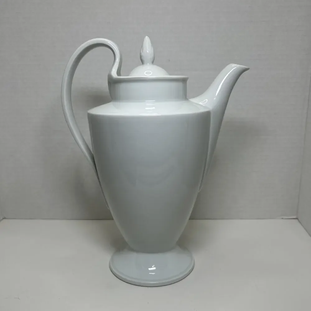 Vtg Furstenberg Porcelain White Tall 10